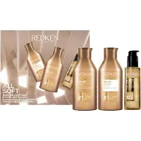 Redken All soft XMAS Set för återfuktning av torrt hår Hårvårdsset 1 st