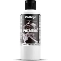 Vallejo 74.600, Primer grundfärg, Metall, Plast, Polyvinylklorid (PVC), Färdigblandad, mässing, Metall, Plast, Trä, Vit, Matt