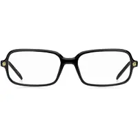 BOSS Black-acetate optical frames with rose-gold-tone trims