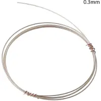 Scandium Kreativ Äkta Sterling Silvertråd 925 Sterling Silvertråd DIY-tråd A white