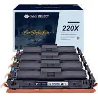 G&G Toner Ersätter HP W2200X W2201X W2202X W2203X Kompatibel 4-pack Cyan, Magenta, Gul, Svart 24000 sidor GS-HW2200X/2201X/2202X/2203X-4P