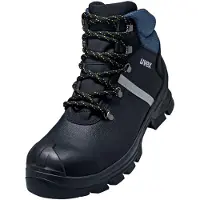 Uvex 2 construction 6512237 Säkerhetsstövlar S3 Skostorlek (EU): 37 Svart, Blå 1 par