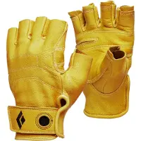 Black Diamond - Klättertillbehör - Stone Gloves Natural för Unisex - Storlek S - Gul