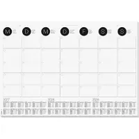 Sigel H7550 Skrivunderlägg 3-årskalender, Månadsplan 2027, 2028, 2029 (B x H) 59.5 cm x 41 cm 12 ark 1 st H7550