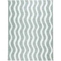 De Onlinewinkelier b.v. Utomhusmatta | Summer Waves grön hos Volero | 160x230cm | Grön | Rektangel | Utomhusmattor
