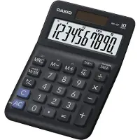 Casio MS-10F Bordsräknare Svart Display (ställen): 10 batteri, solcell (L x B x H) 149 x 101 x 148.5 mm