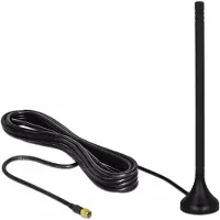 DeLOCK LTE-antenn med SMA-hane 3–5 dBi, 12,5 cm, styv, rundstrålande
