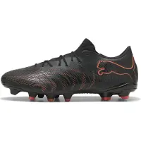 Puma Future 9 Match Fusion Low Cut FG/AG Eclipse - Svart/Röd/Strong Gray, storlek 41