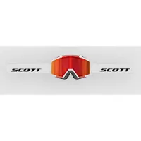 SCOTT Shield Pro Junior White Kids Goggle red chrome s3