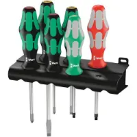 Wera Skruvmejselsats WE05347778001; PH; SL; SQ; 6 st.