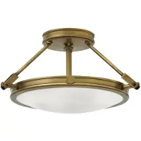 HINKLEY Taklampa Collier, Brun / mässing, Glas, Antik, Taklampa