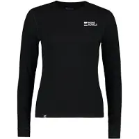 Mons Royale Women's Cascade Merino Base Layer Long Sleeve Black