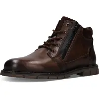 Bugatti Boots med snörning brun