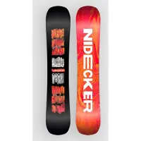 Nidecker Cheat Code 2027 Snowboard black/orange/white, 159W