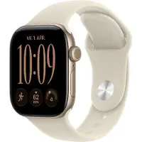 Apple Watch Series 12 GPS smartklocka 42 mm, ljusguld, sand sportarmband M/L