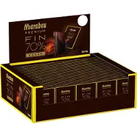 Marabou Chokolade Premium 70% mørk 10g - (120 stk.)