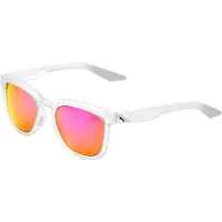 100% sportglas Hudson Matte Translucent Crystal Clear Purple multilager spegellins