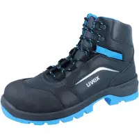 Uvex 2 xenova 9556242 ESD Säkerhetsstövlar S3 Skostorlek (EU): 42 Svart, Blå 1 par