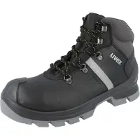 Uvex 2 construction 6510246 Säkerhetsstövlar S3 Skostorlek (EU): 46 Svart, Grå 1 par