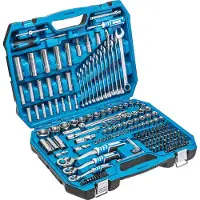 Högert Verktygspaket HT1R444; 1/4''; 3/8''; 1/2''; 222 st.