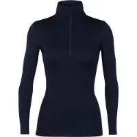 Icebreaker - Underställ dam - W Merino 260 Oasis LS Half Zip Midnight Navy för UnisexUll - Storlek L - Marinblå