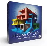 Matagot House of Cats brdspel - Delta i en nyckfull strid om vett och tur! Roligt rulla och skriva strategispel fr barn och vuxna i ldern 10+
