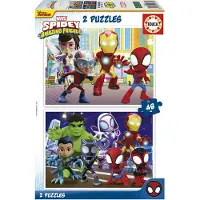 Educa - 2x48 Spidey & His Amazing Friends 2 Puzzles