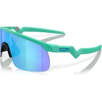 Oakley - Solglasögon - Resistor Matte Celeste/Prizm Sapphire för Unisex - Grön
