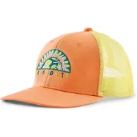 Patagonia Trucker Kids Keps kids planet/peach sherbet