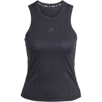 Adidas All Gym Seasonal Rib Tight Fit Tonal 3 Stripes Tank Sport-top