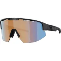 Bliz - Solglasögon - Matrix Small Matt Black Nano Optics Nordic Light Coral Orange W Blue Multi för Unisex - Svart