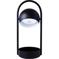 Frandsen LED bordslampa Ball Portable, dimbar, Svart, Vardagsrum / matsal, Metall, Design, LED-bordslampa