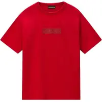 Napapijri New Box Logo T-shirt Med Korta ärmar