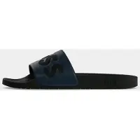 BOSS för män. 50536835 Aryeh Slid marinblå flip-flops (41), Karta, Ingen, Casual, Strandkläder, Marino
