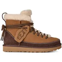 Ugg för kvinnor. 1180418 Classic Heritage Lace-Up läderkängor i brunt (38), Hud, Karta, Nyckelband, Casual
