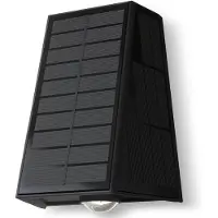 Calex Solar-LED-utomhusvägglampa Matera, upp/ner, svart Matera, Svart, Syntetmaterial, Modern, Solcellslampa utomhus