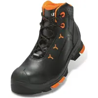 Uvex 2 6503244 Säkerhetsstövlar S3 Svart, Orange 1 par