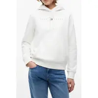 Tommy Hilfiger Sweatshirt 'Logo Boxy' röd / svart / vit