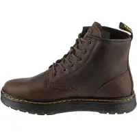 Dr. Martens för män. 41681200 Brookline Chukka Ankelkängor i mörkbrunt läder (42), Hud, Karta, Nyckelband, Casual
