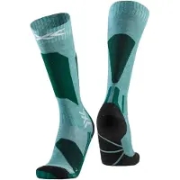 X-socks - Skidstrumpor dam - Ski Discover W Sage Green/English Lawn för Unisex - Storlek 35-36 - Grön