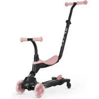 Q-Play Rosa MILLY MALLY 6310 Sema Evo 3in1 skoter, korallrosa
