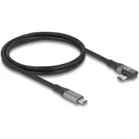 DeLOCK USB-C Kabel USB-C-kontakt, USB-C-kontakt 1.00 m Svart 81131