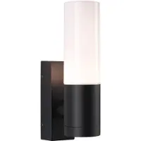 Paulmann Vägglampa utomhus Tralia, dimbar, Svart, Aluminium / grå / zink, Modern, Utomhusvägglampa