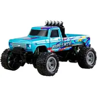 Amewi Borst motor 1:64 RC modellbil Elektrisk Monstertruck Bakhjulsdrift (2WD) RtR 2,4 GHz inkl. batteri och laddningskabel, Med ljuseffekt