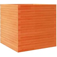 vidaXL Odlingslåda vaxbrun 70x70x68,5 cm massiv furu