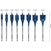 Bosch Expert Self Cut Speed 12/16/18/20/22/25/28/32 Mm Borrset 8 Enheter
