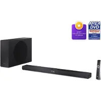 Sharp HT-SBW320 - Soundbar - för tv - 2.1-kanals - trådlös - Bluetooth - mattsvart (grillfärg - mattsvart)