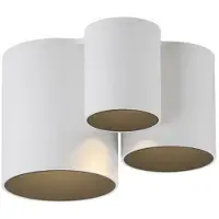 Pure Taklampa Point, dimbar, Vitt / opal, Badrum, Metall, Modern, Taklampa