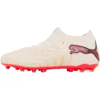 Puma Future 9 Pro MG The Arrival - Sockerad mandel/White/Ultra röd/Svart - Multi Ground (MG), storlek 42