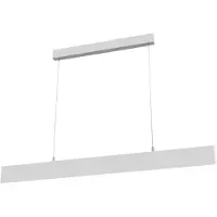 Maytoni Pendellampa Step, Vitt / opal, Vardagsrum / matsal, Metall, Modern